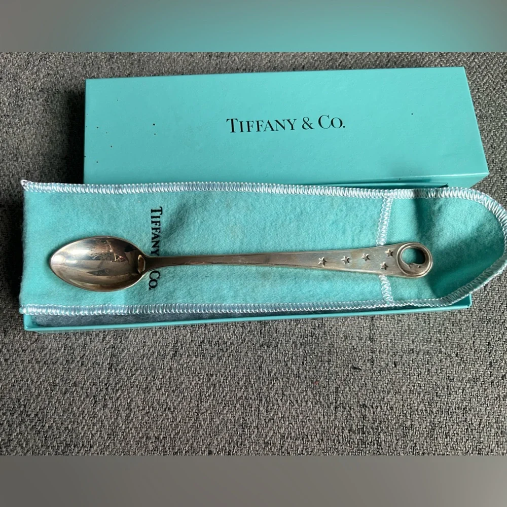 Tiffany & Co. man in the moon baby spoon.